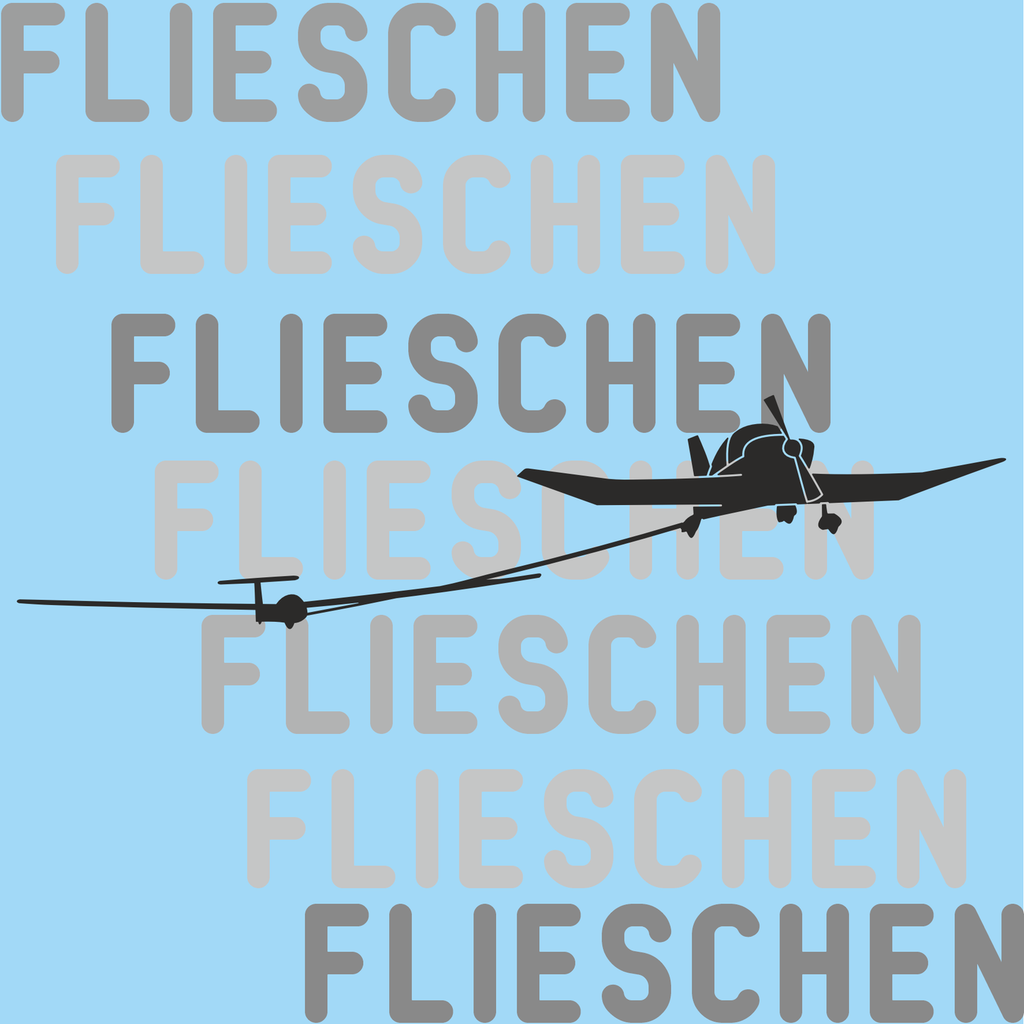 Aufkleber F-Schlepp DR400 mit Segelflieger