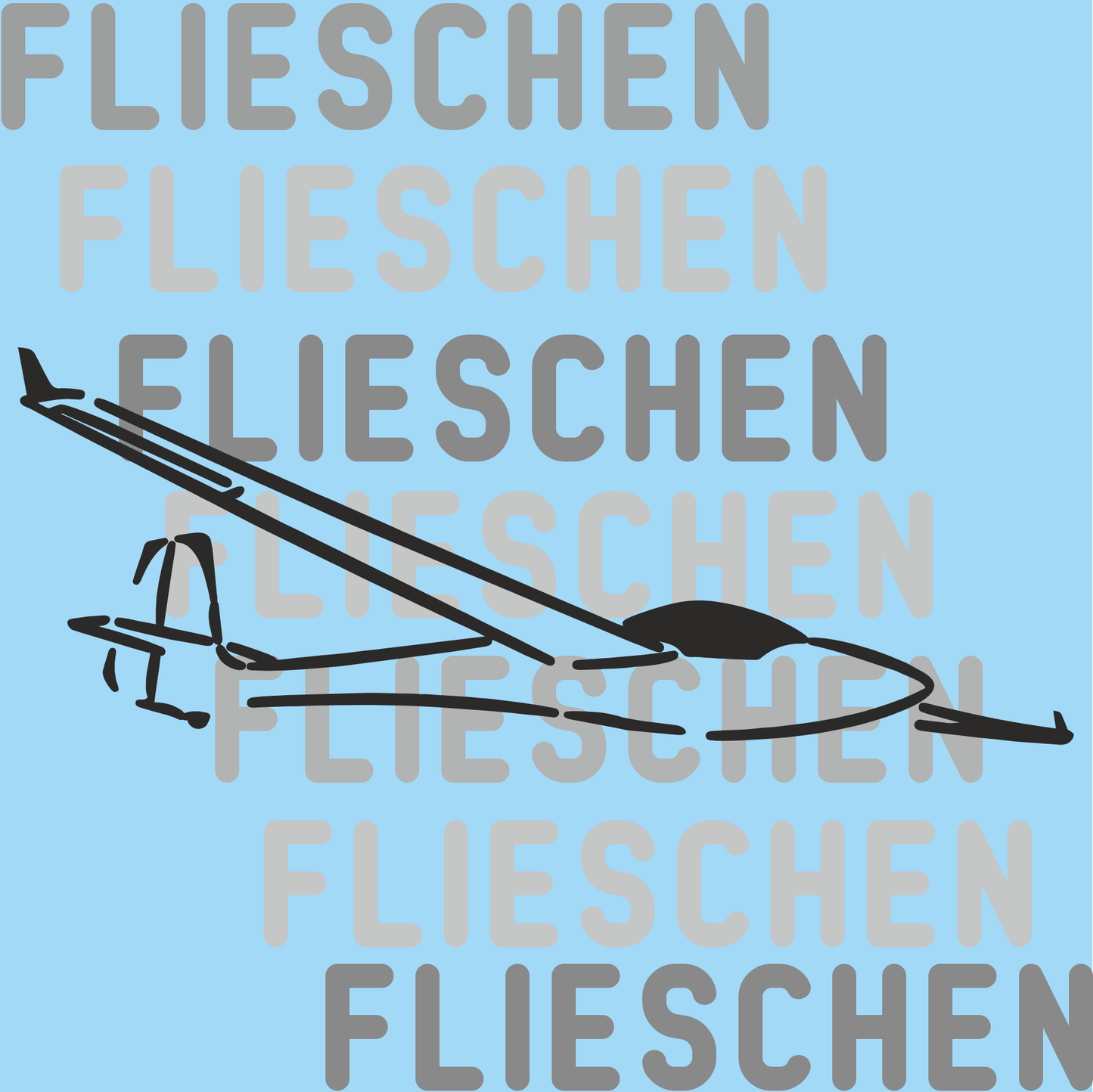 Aufkleber H-201 "Standard Libelle mit Winglets" Segelflugzeug