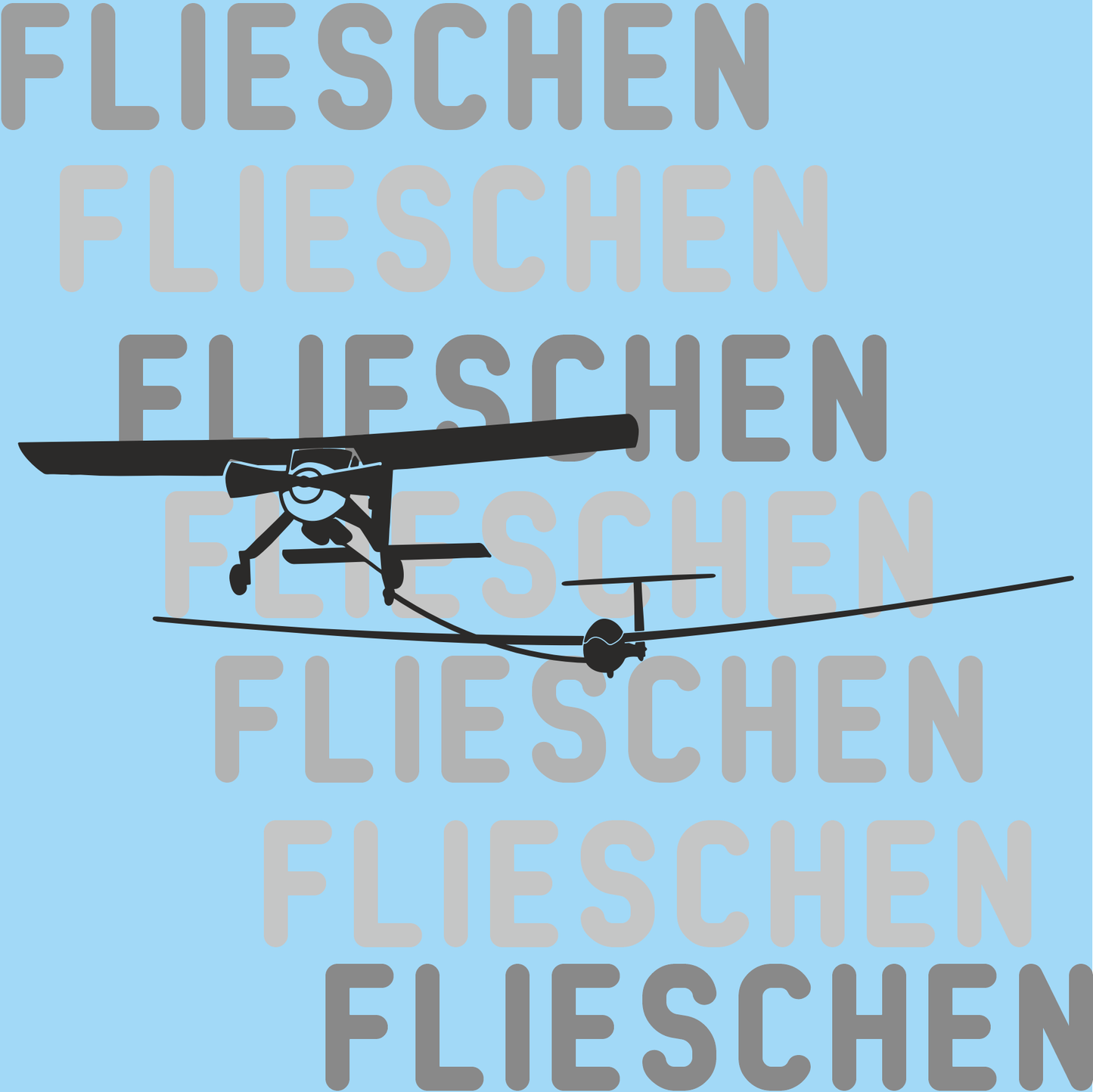 Aufkleber F-Schlepp Wilga mit Segelflieger