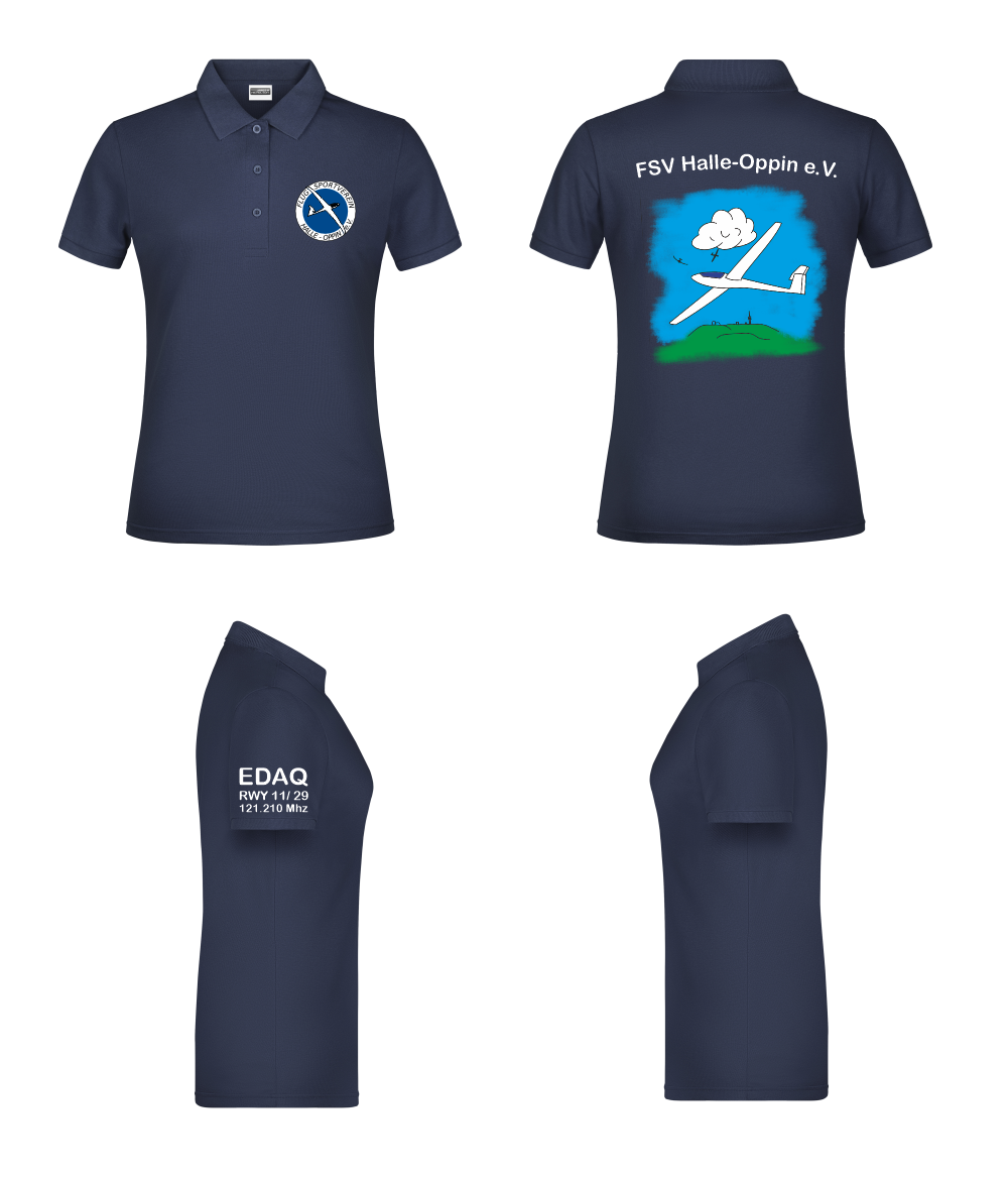 Damen Poloshirt FSV Halle-Oppin e.V.