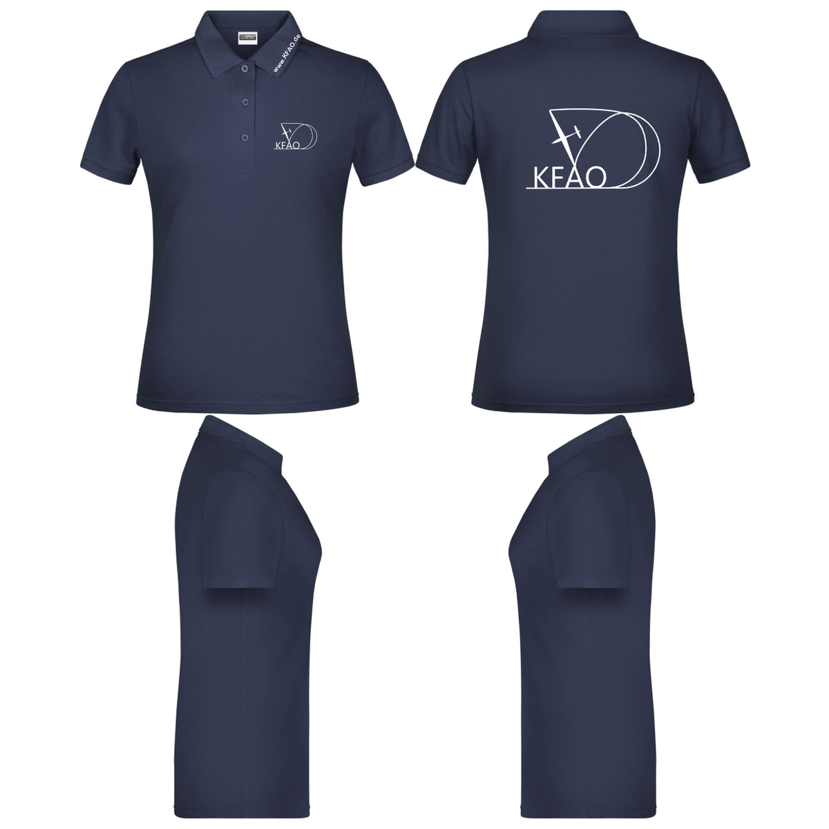 Damen Poloshirt Kunstflugförderverein Aufschwung Ost