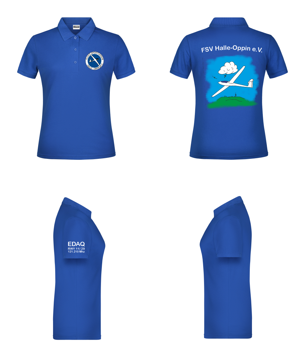 Damen Poloshirt FSV Halle-Oppin e.V.