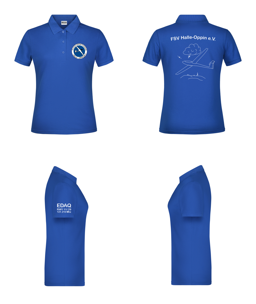 Damen Poloshirt FSV Halle-Oppin e.V.