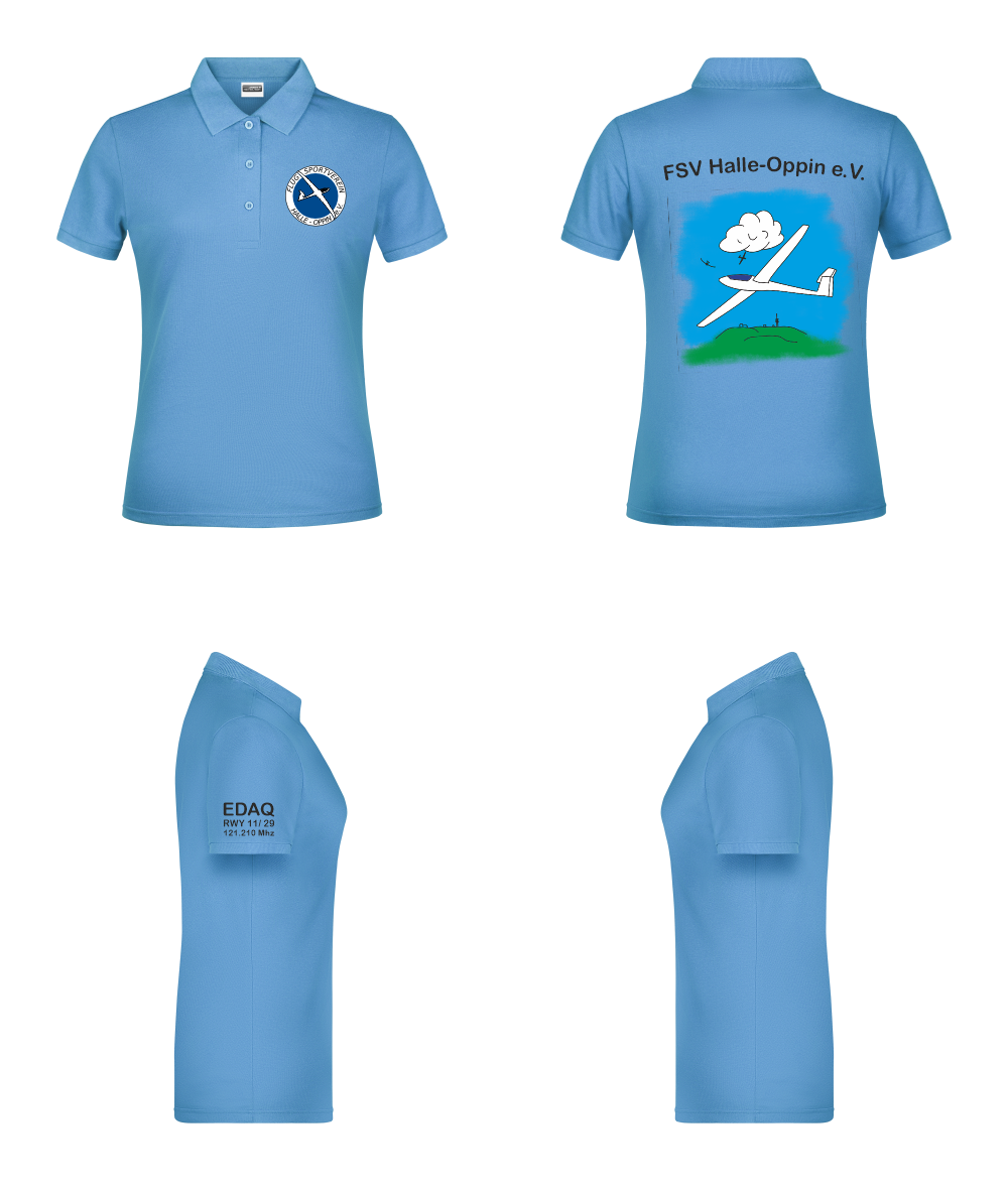 Damen Poloshirt FSV Halle-Oppin e.V.
