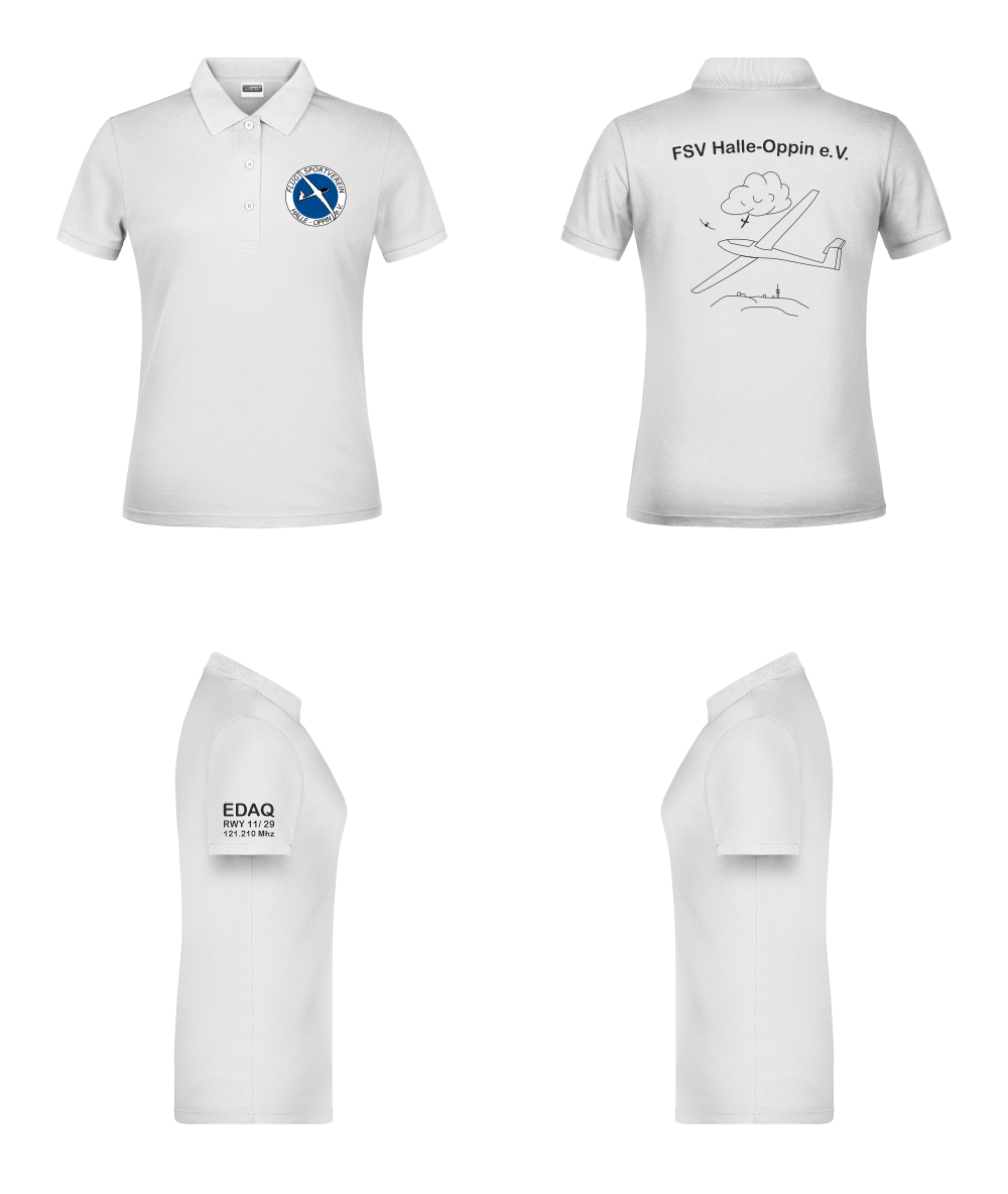Damen Poloshirt FSV Halle-Oppin e.V.