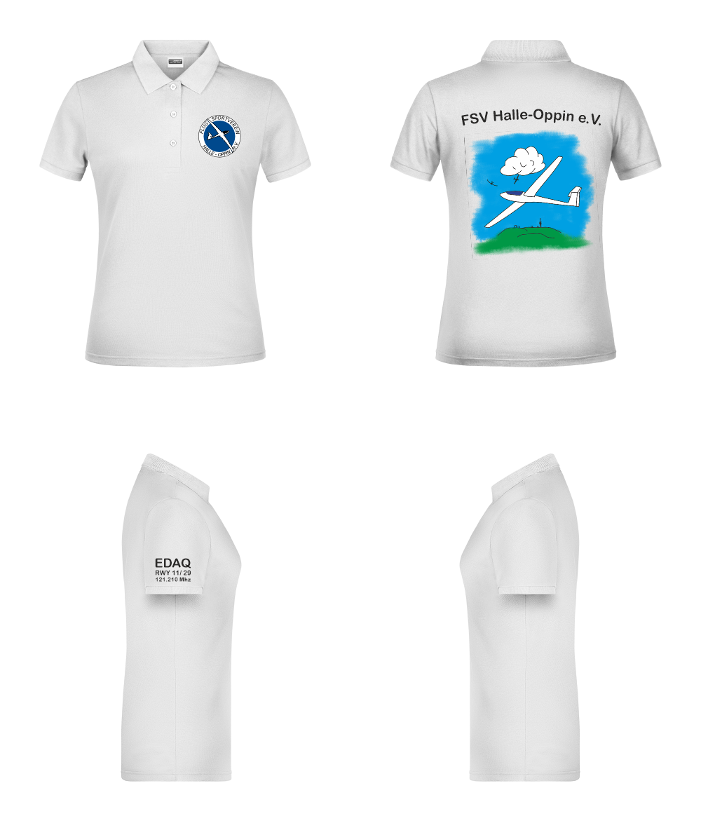 Damen Poloshirt FSV Halle-Oppin e.V.