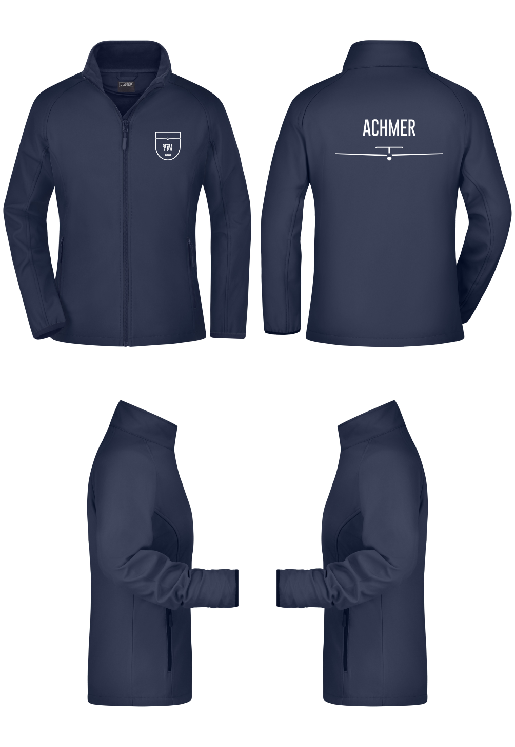 Damen Softshelljacke Osnabrücker Verein für Luftfahrt - Achmer