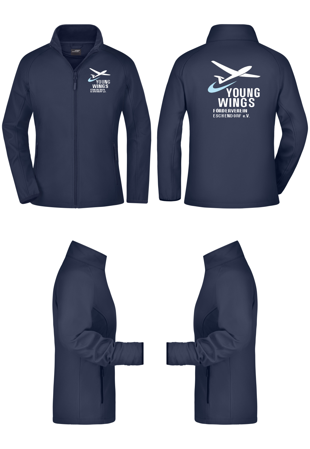 Damen Softshelljacke YOUNG WINGS