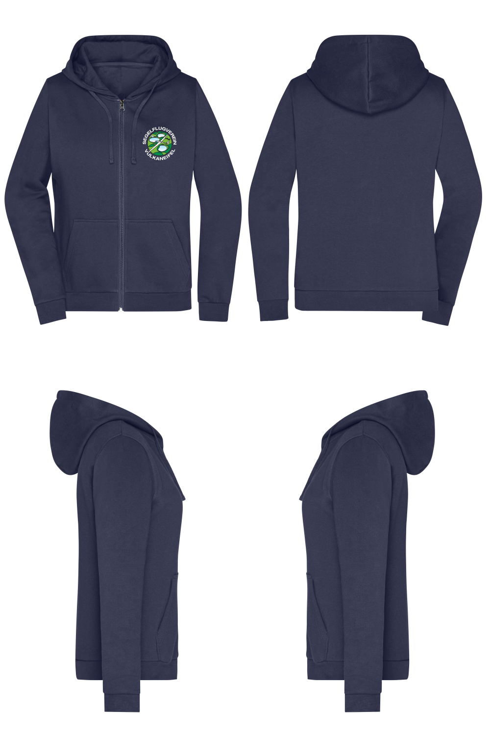 Damen ZIP-Hoodie SFV Vulkaneifel