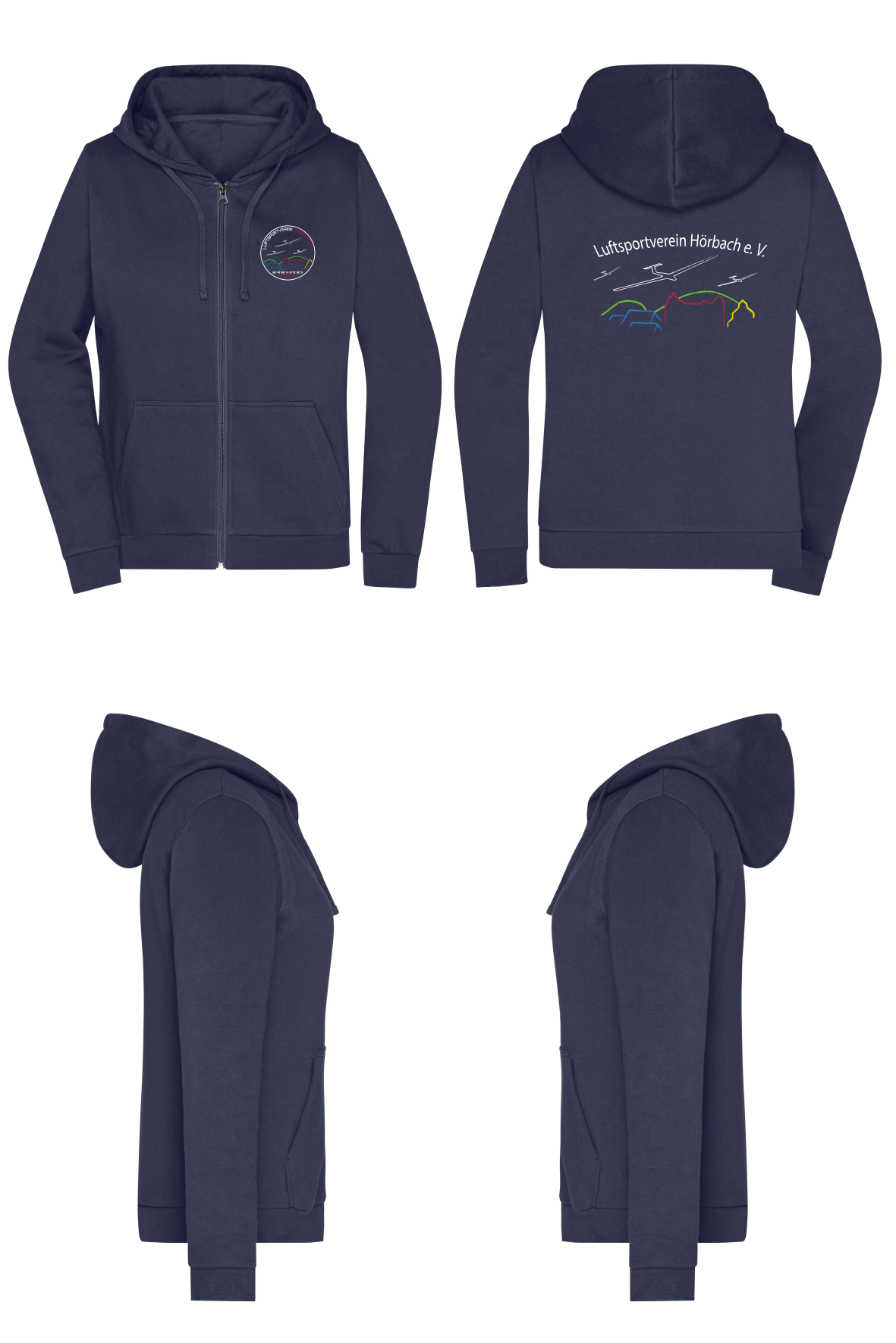 Damen ZIP-Hoodie LSV Hörbach