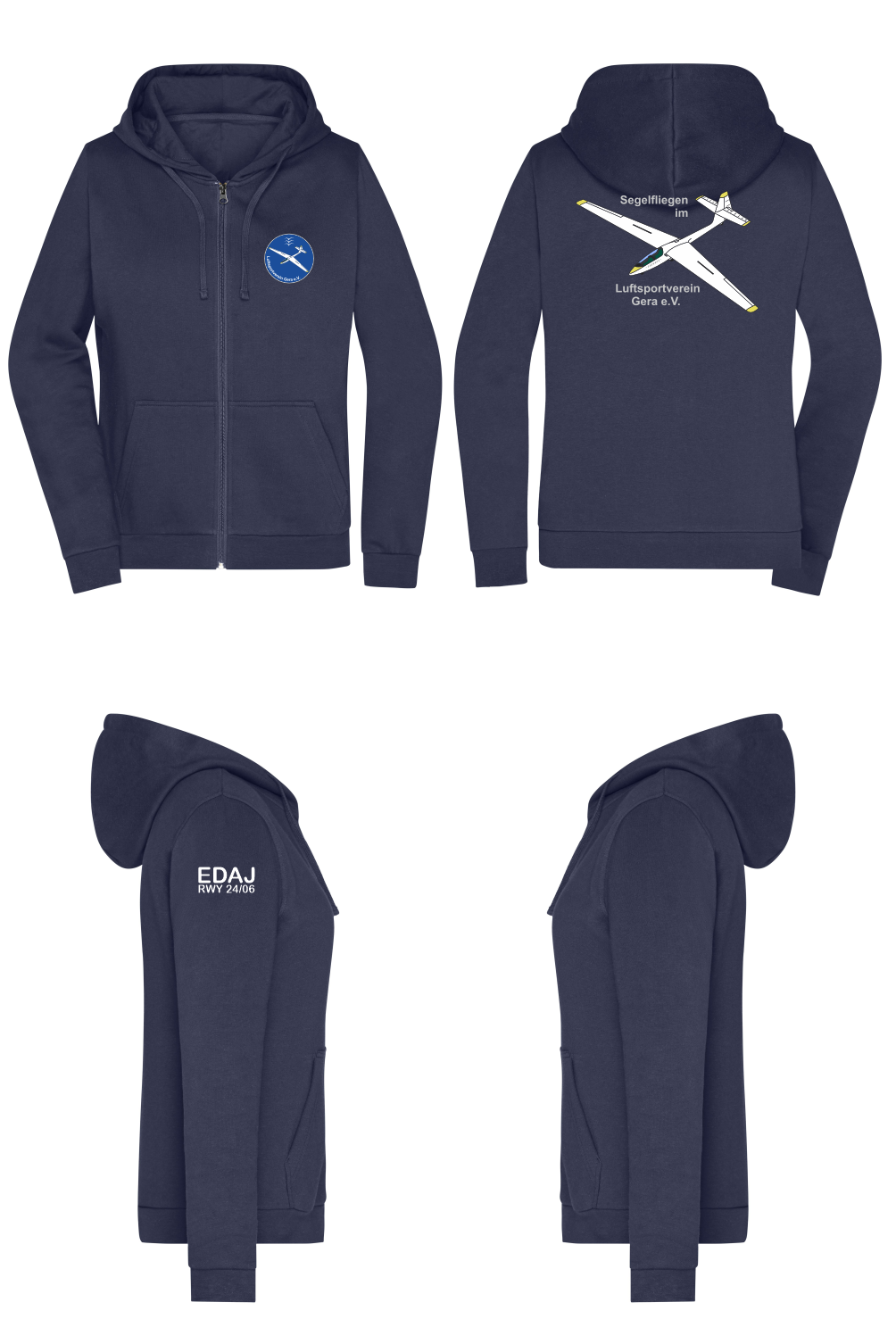 Damen ZIP-Hoodie LSV Gera