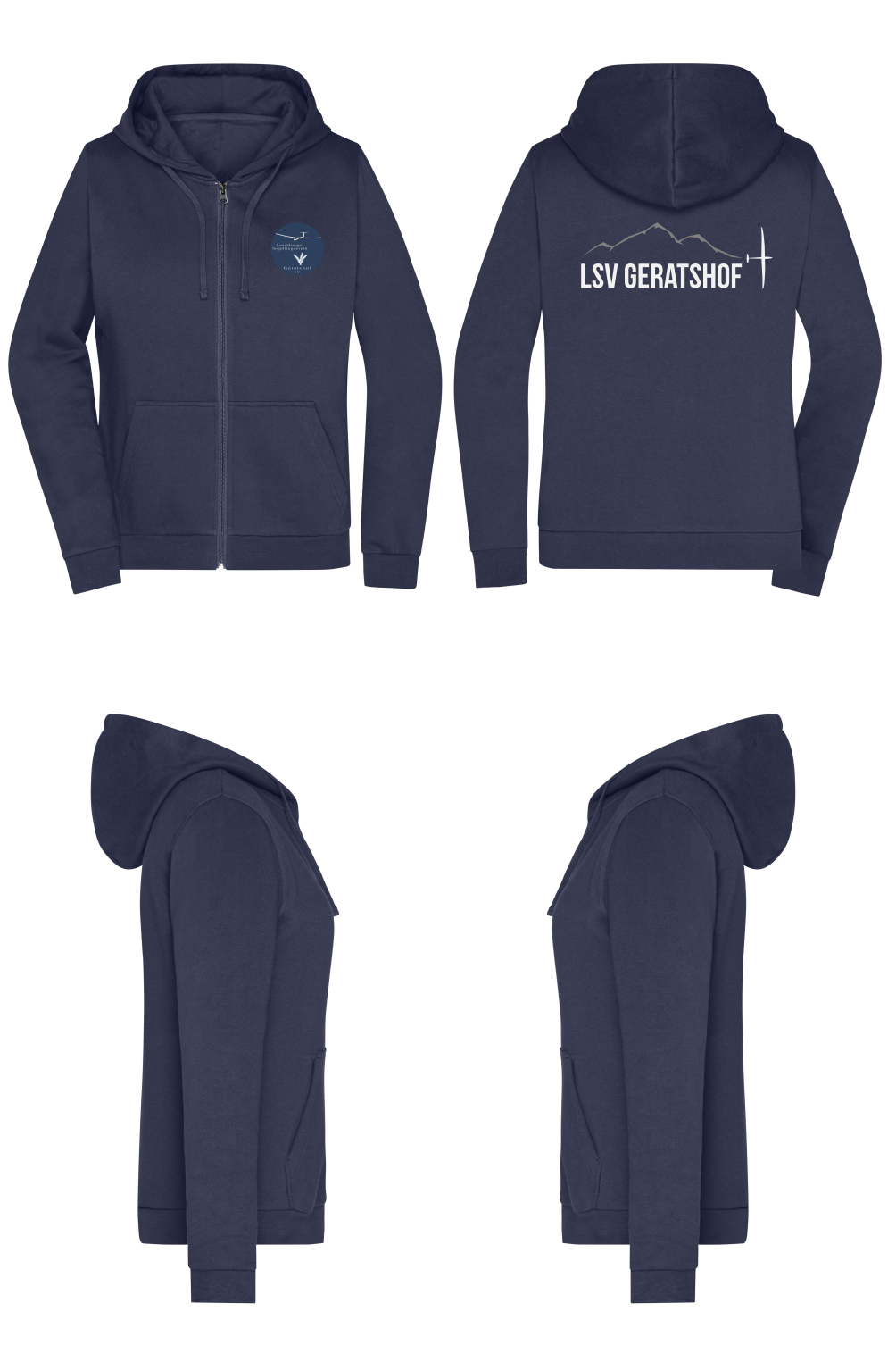 Damen ZIP-Hoodie LSV Geratshof