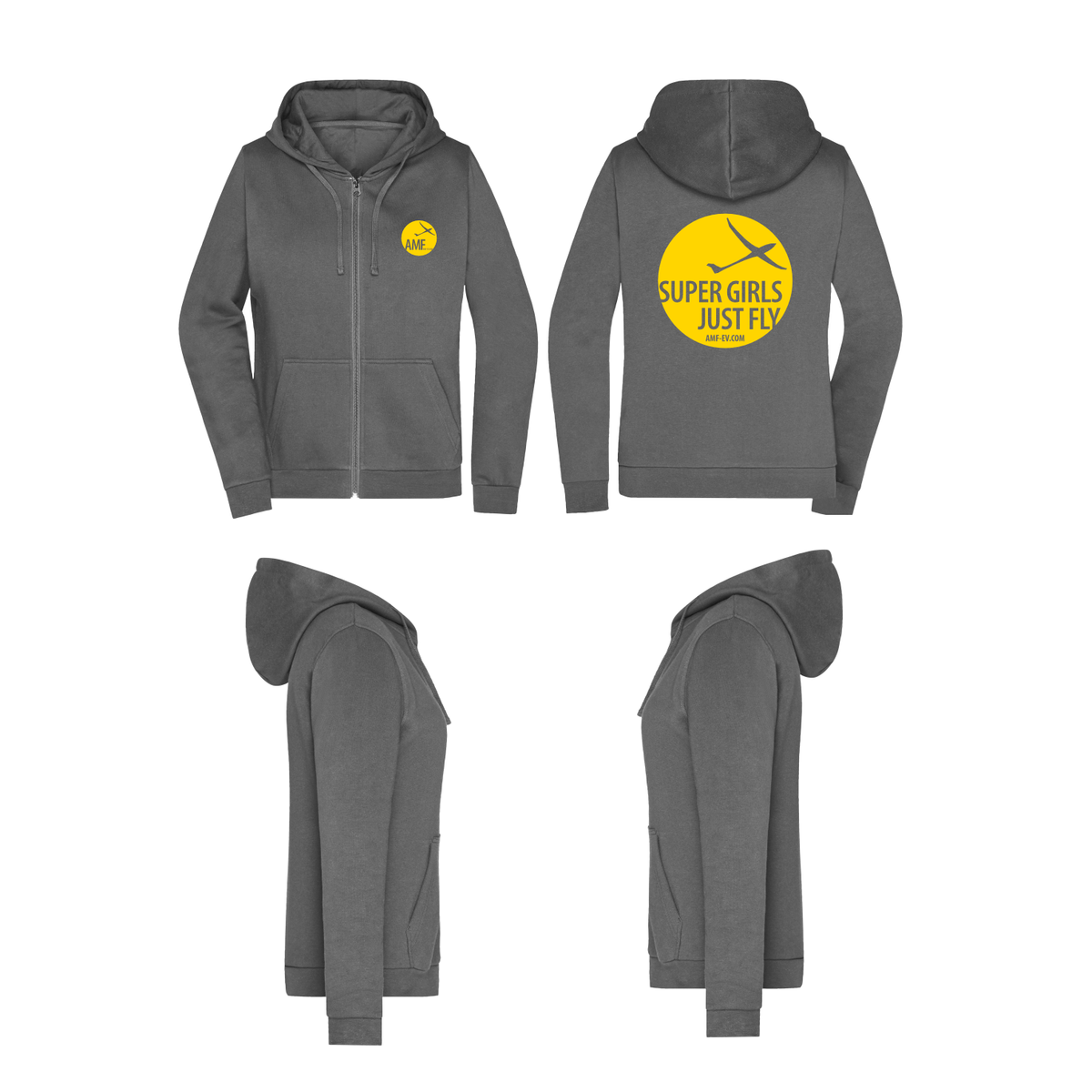 Damen ZIP-Hoodie AMF e.V.