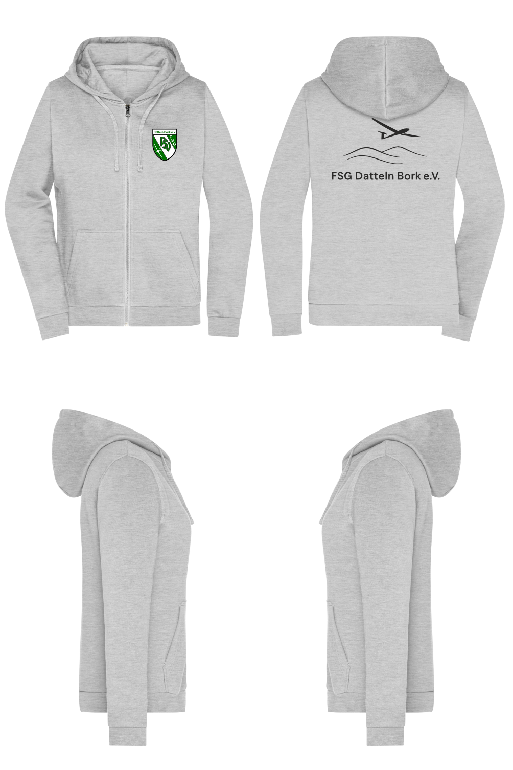 Damen ZIP-Hoodie FSG Datteln Bork