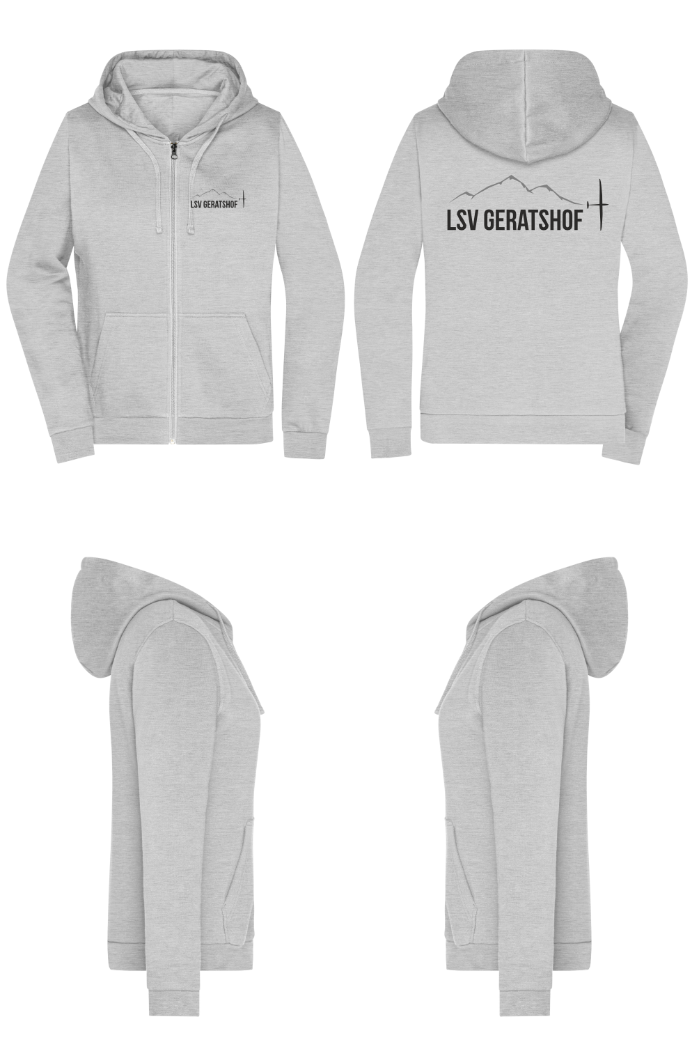 Damen ZIP-Hoodie LSV Geratshof