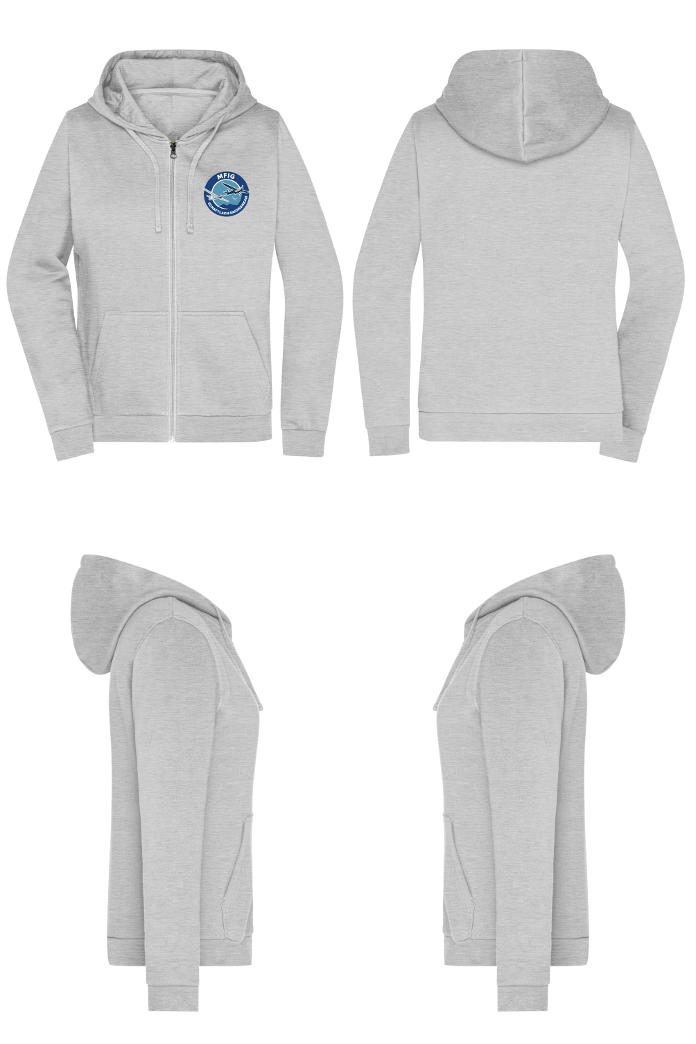 Damen ZIP-Hoodie MFIG Schaftlach-Sachsenkam