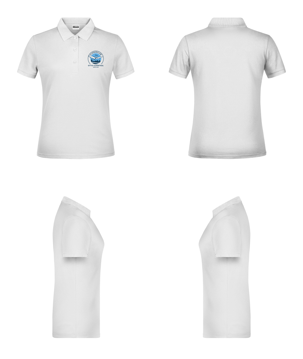 Damen Poloshirt Fliegerclub Anklam „Otto Lilienthal”