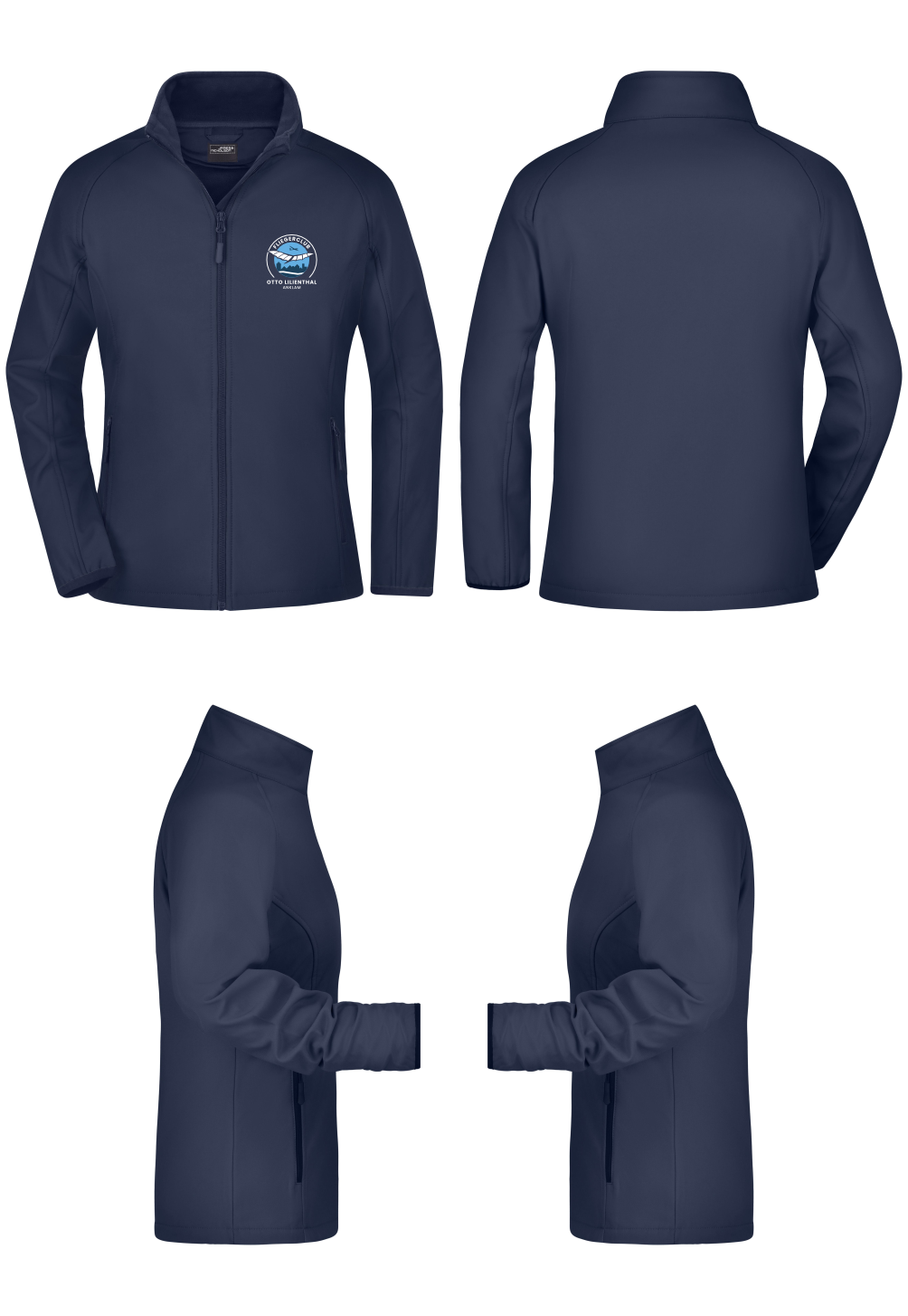 Damen Softshelljacke Fliegerclub Anklam „Otto Lilienthal”