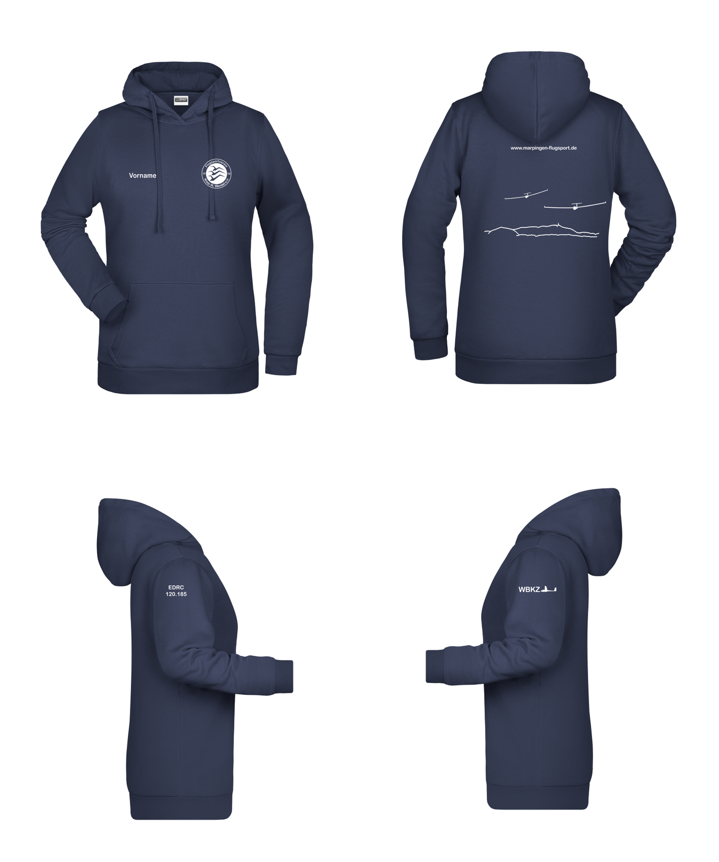 Damen Hoodie FSV Kreis St. Wendel (Falschproduktion)