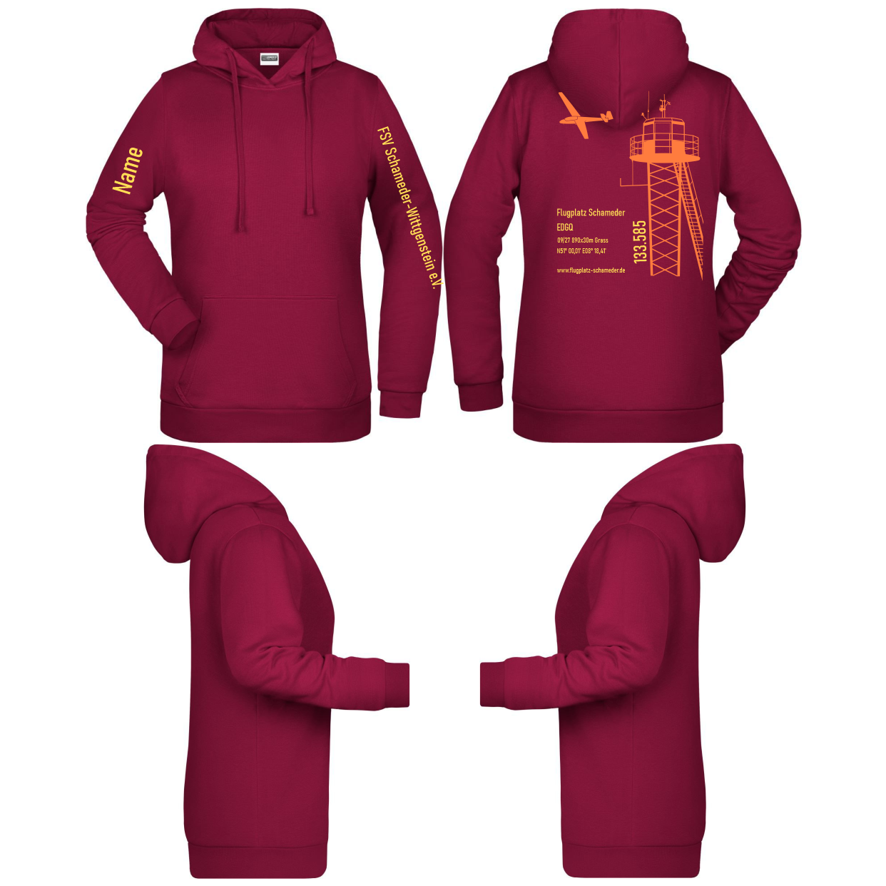 Damen Hoodie FSV Schameder-Wittgenstein e.V.