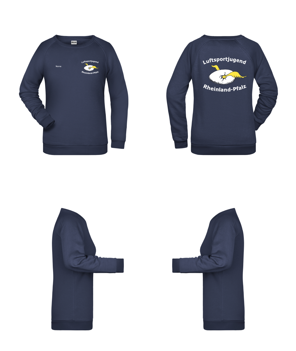 Damen Pullover Luftsportjugend Rheinland-Pfalz