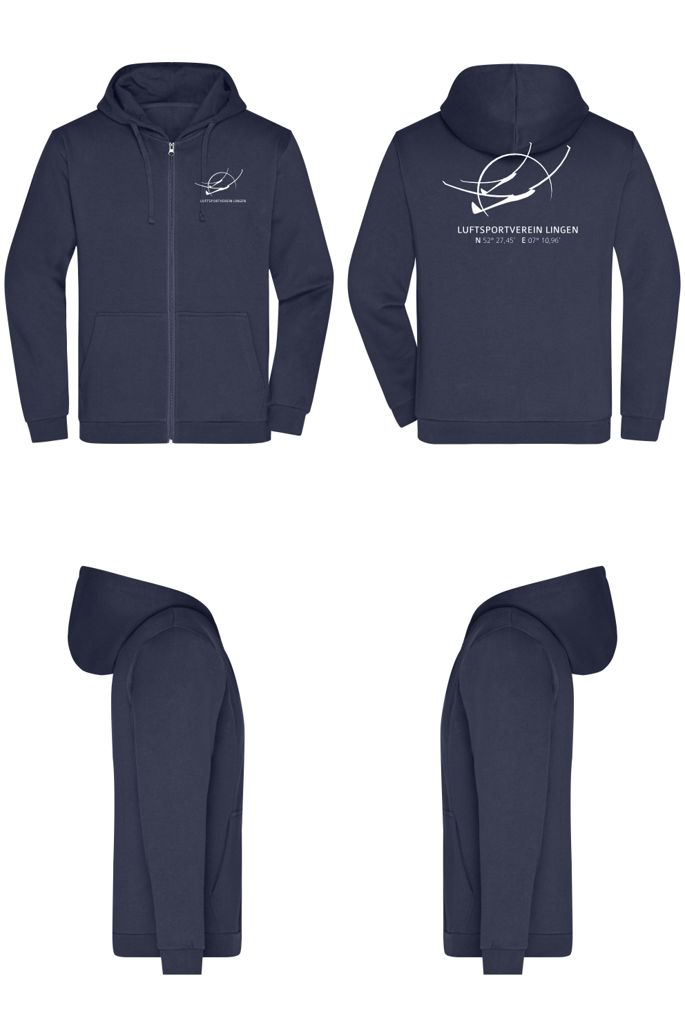 Herren ZIP-Hoodie LSV Lingen