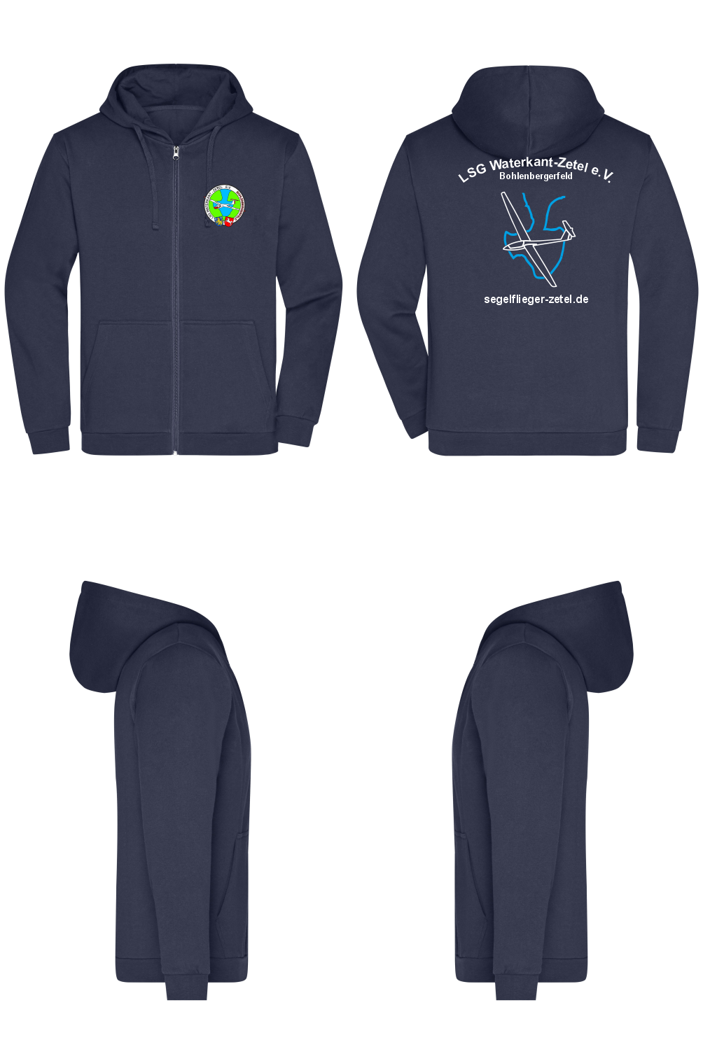 Herren/unisex ZIP-Hoodie LSG Waterkant-Zetel