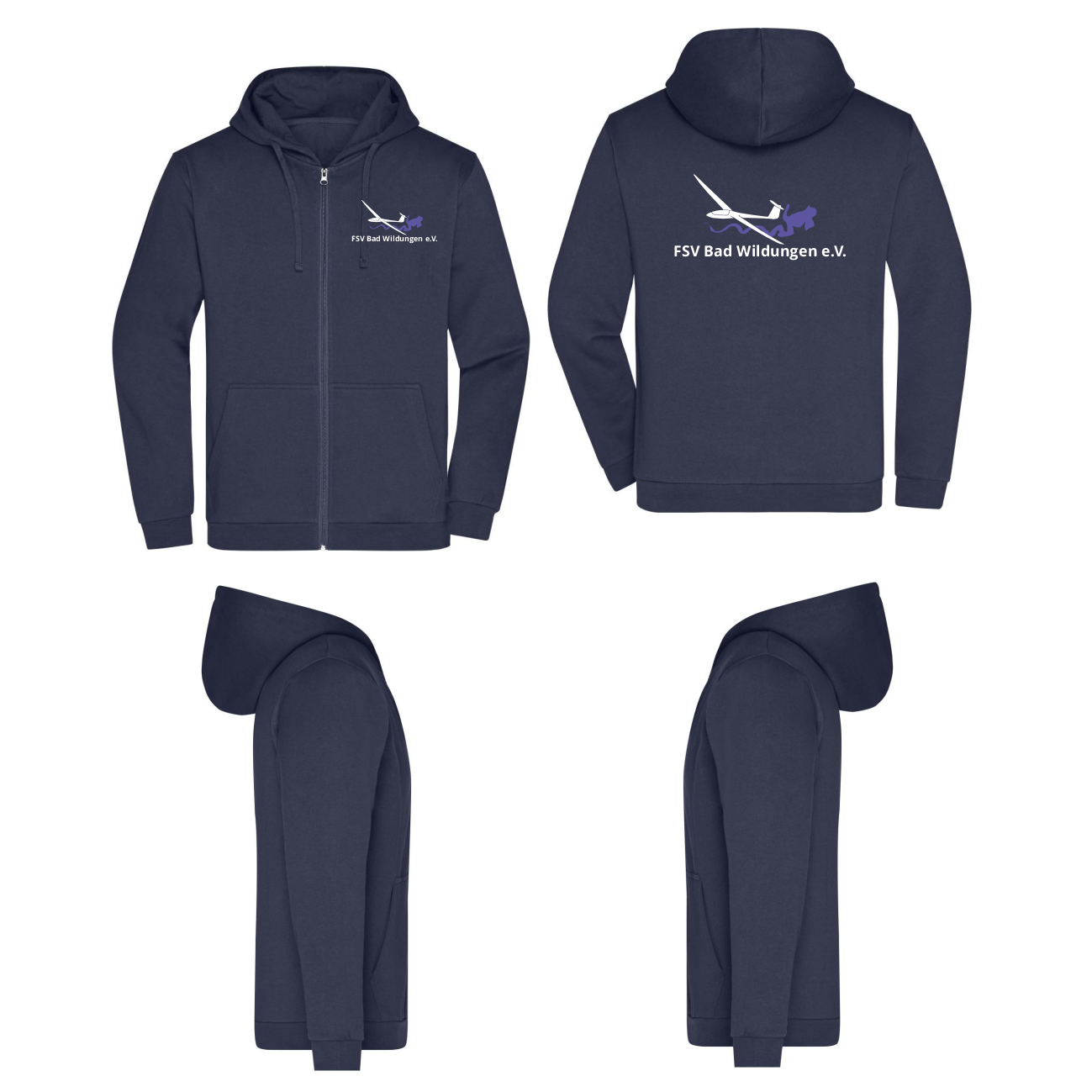 unisex ZIP-Hoodie FSV Bad Wildungen