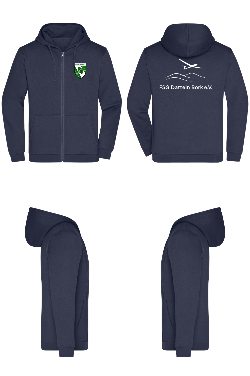 unisex ZIP-Hoodie FSG Datteln Bork