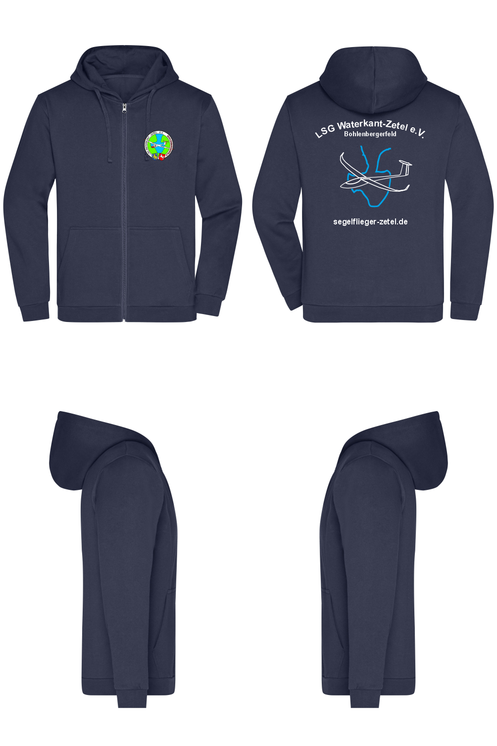 Herren/unisex ZIP-Hoodie LSG Waterkant-Zetel