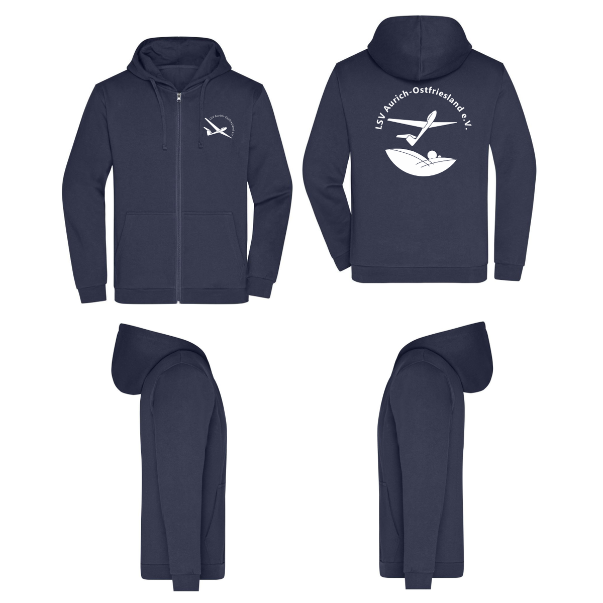 unisex ZIP-Hoodie LSV Aurich-Ostfriesland e.V.