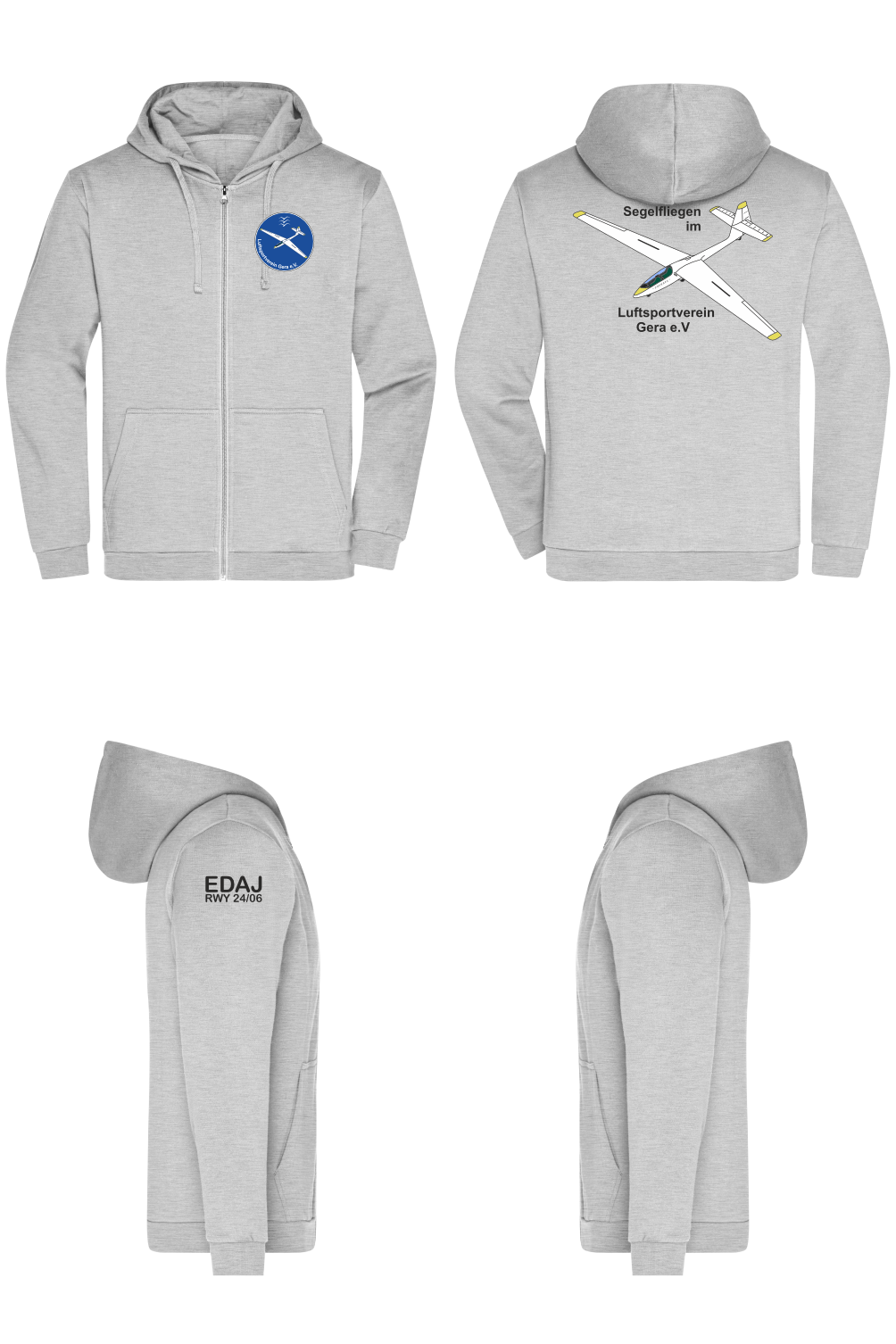 Herren ZIP-Hoodie LSV Gera