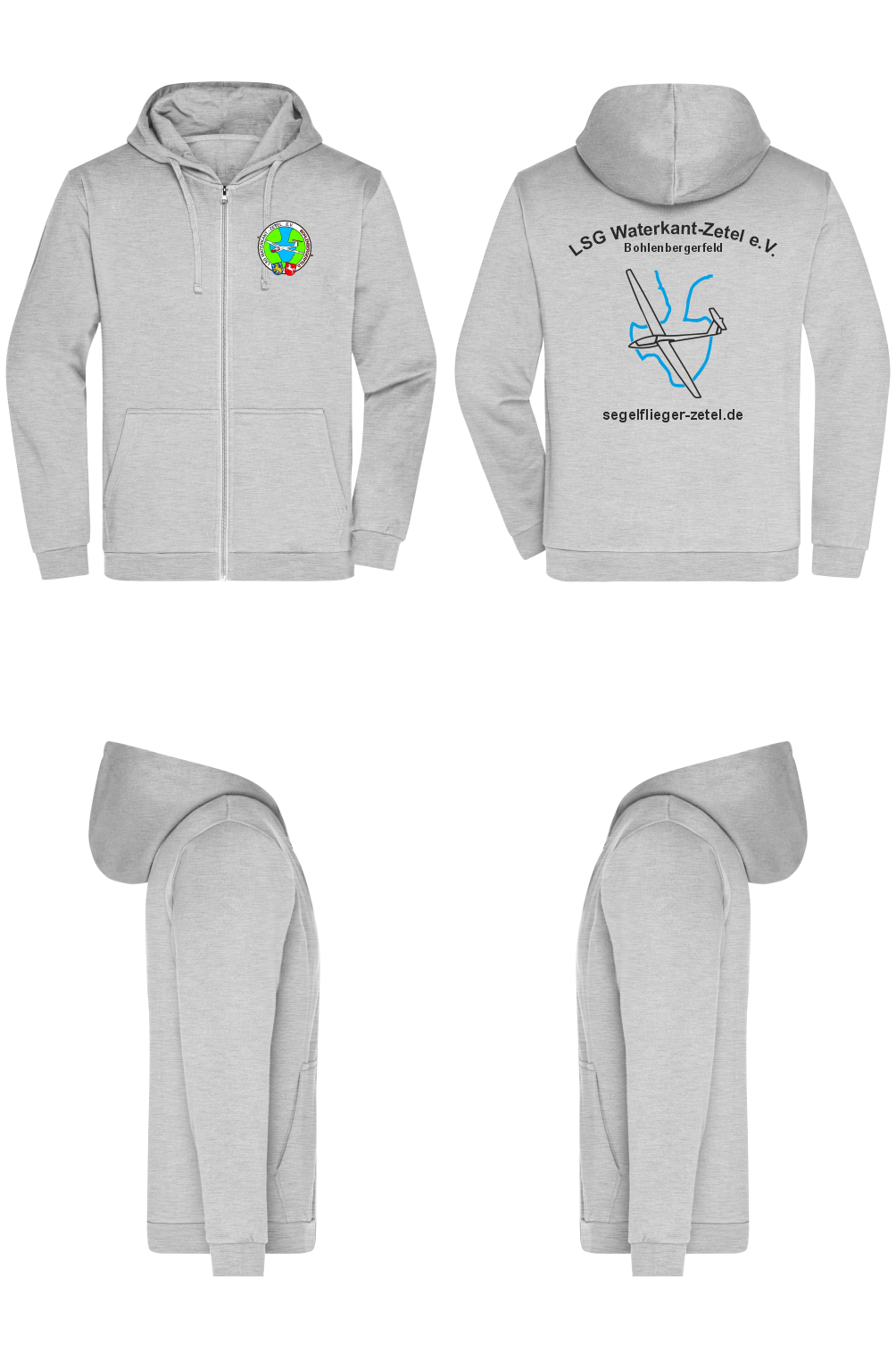 Herren/unisex ZIP-Hoodie LSG Waterkant-Zetel