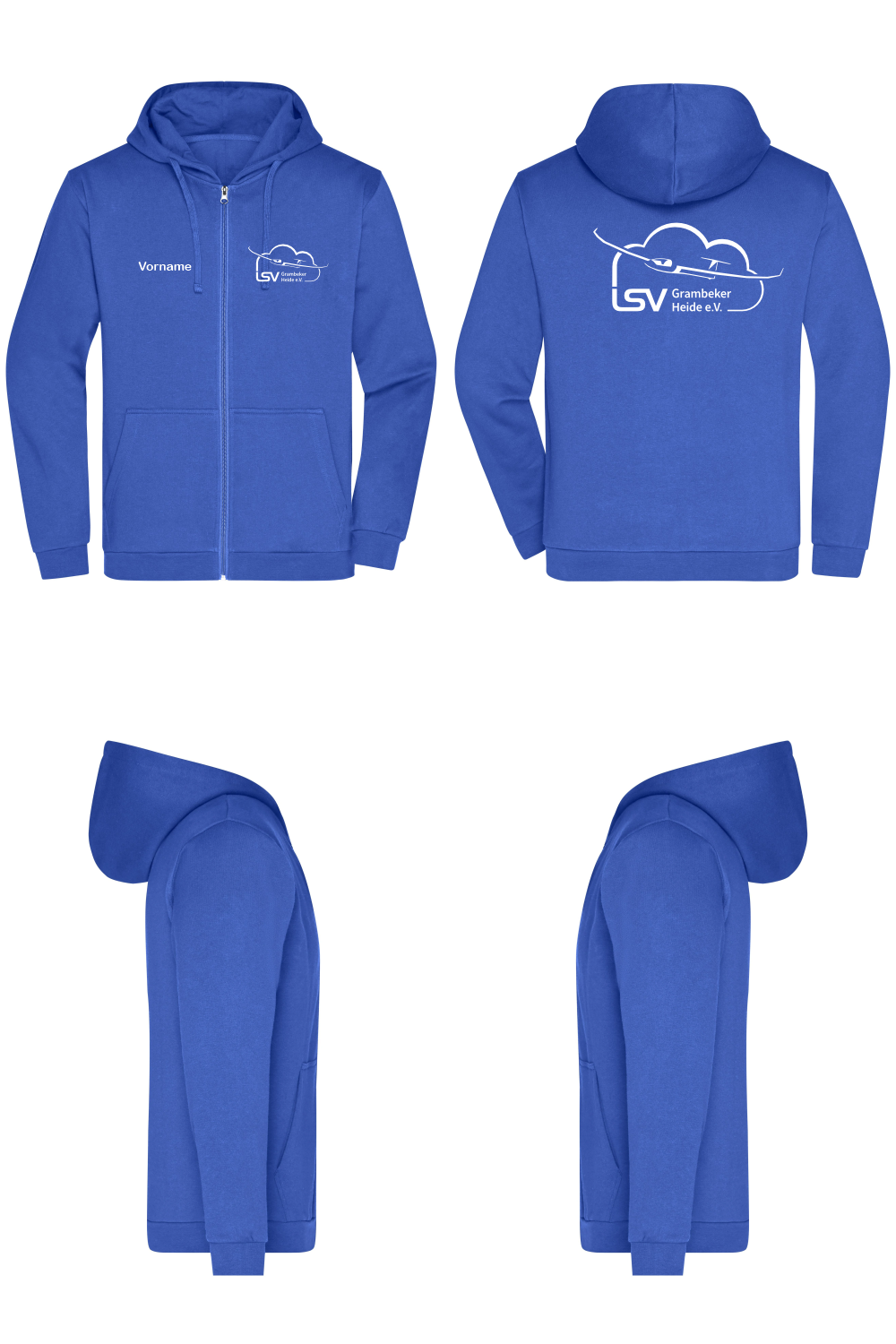 Herren ZIP-Hoodie LSV Grambeker Heide