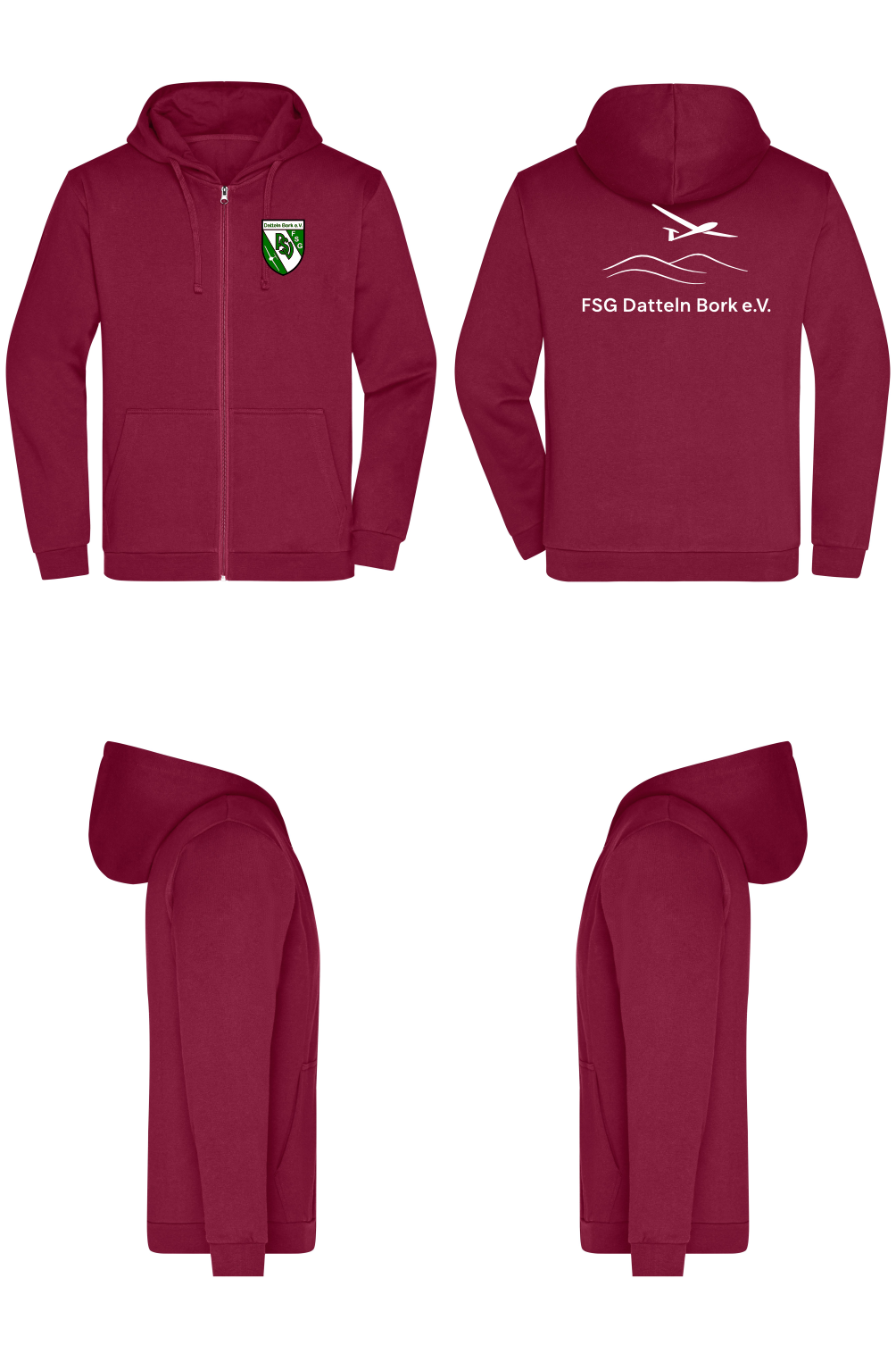 unisex ZIP-Hoodie FSG Datteln Bork