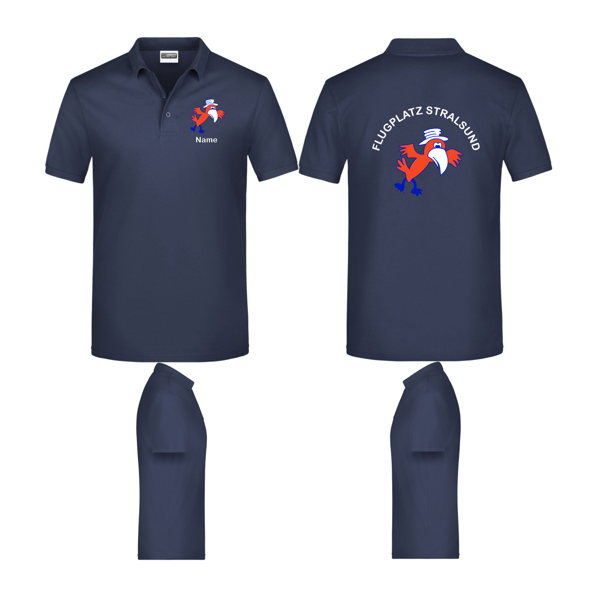 unisex Poloshirt Flugsportklub Stralsund