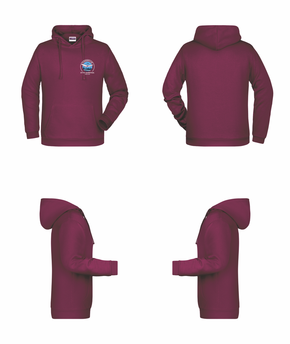 unisex Hoodie Fliegerclub Anklam „Otto Lilienthal”