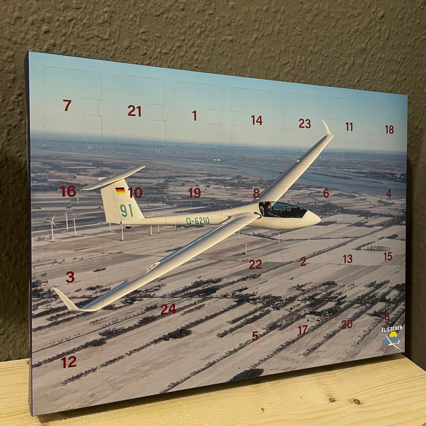 Segelflieger Adventskalender "Flieschen"