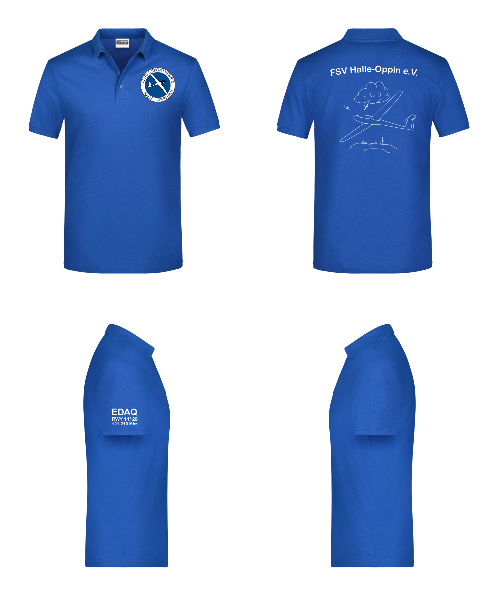 Herren/unisex Poloshirt FSV Halle-Oppin e.V.