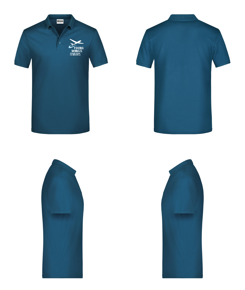 unisex Poloshirt YOUNG WINGS