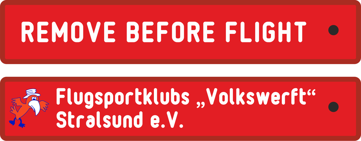 Schlüsselanhänger Flugsportklub Stralsund