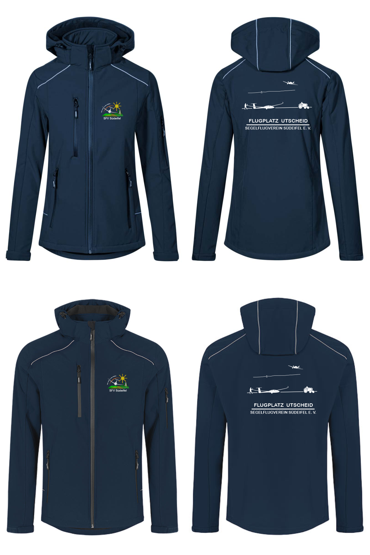 Damen/unisex Softshelljacke (2-lagig) SFV Südeifel