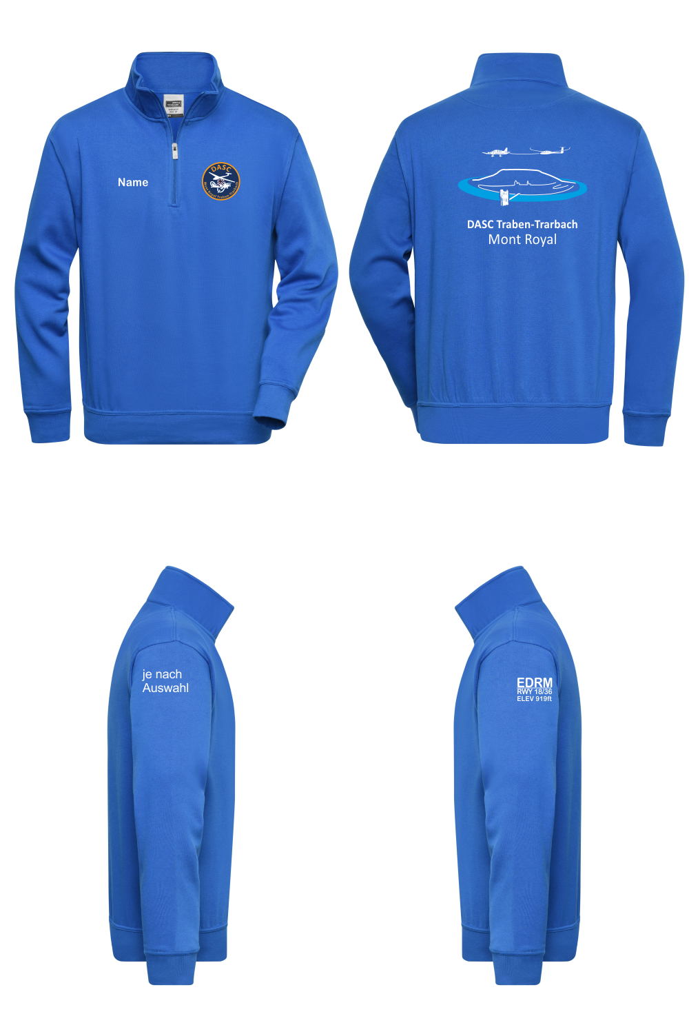 Workwear Sweatshirt DASC Traben-Trarbach (mehrfarbiger Rückendruck)