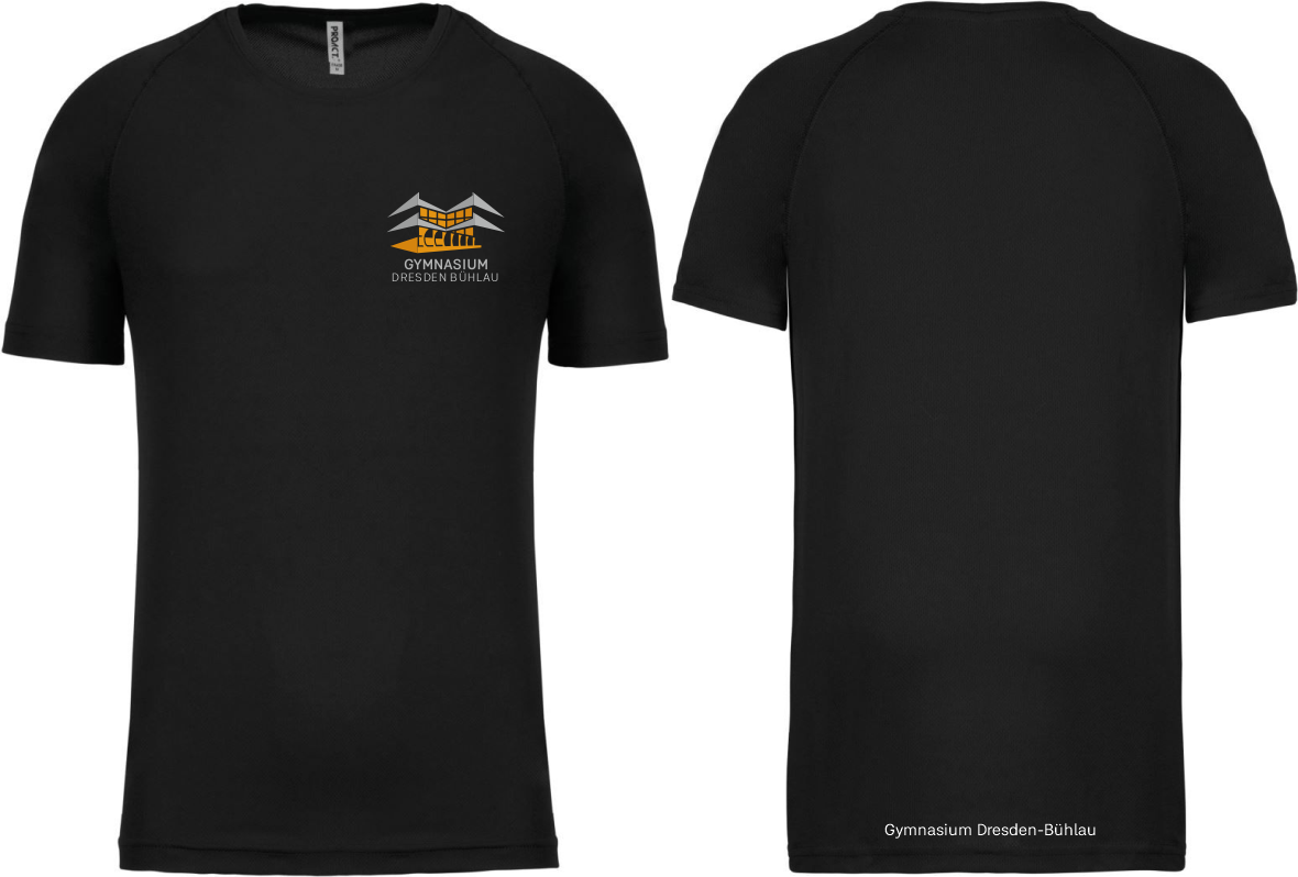 unisex Sport T-Shirt Gymnasium Dresden-Bühlau