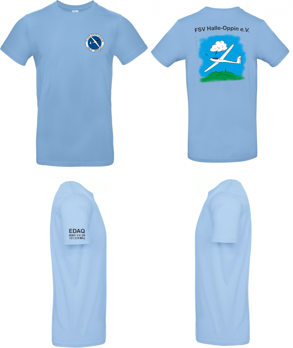 Herren/unisex T-Shirt FSV Halle-Oppin e.V.