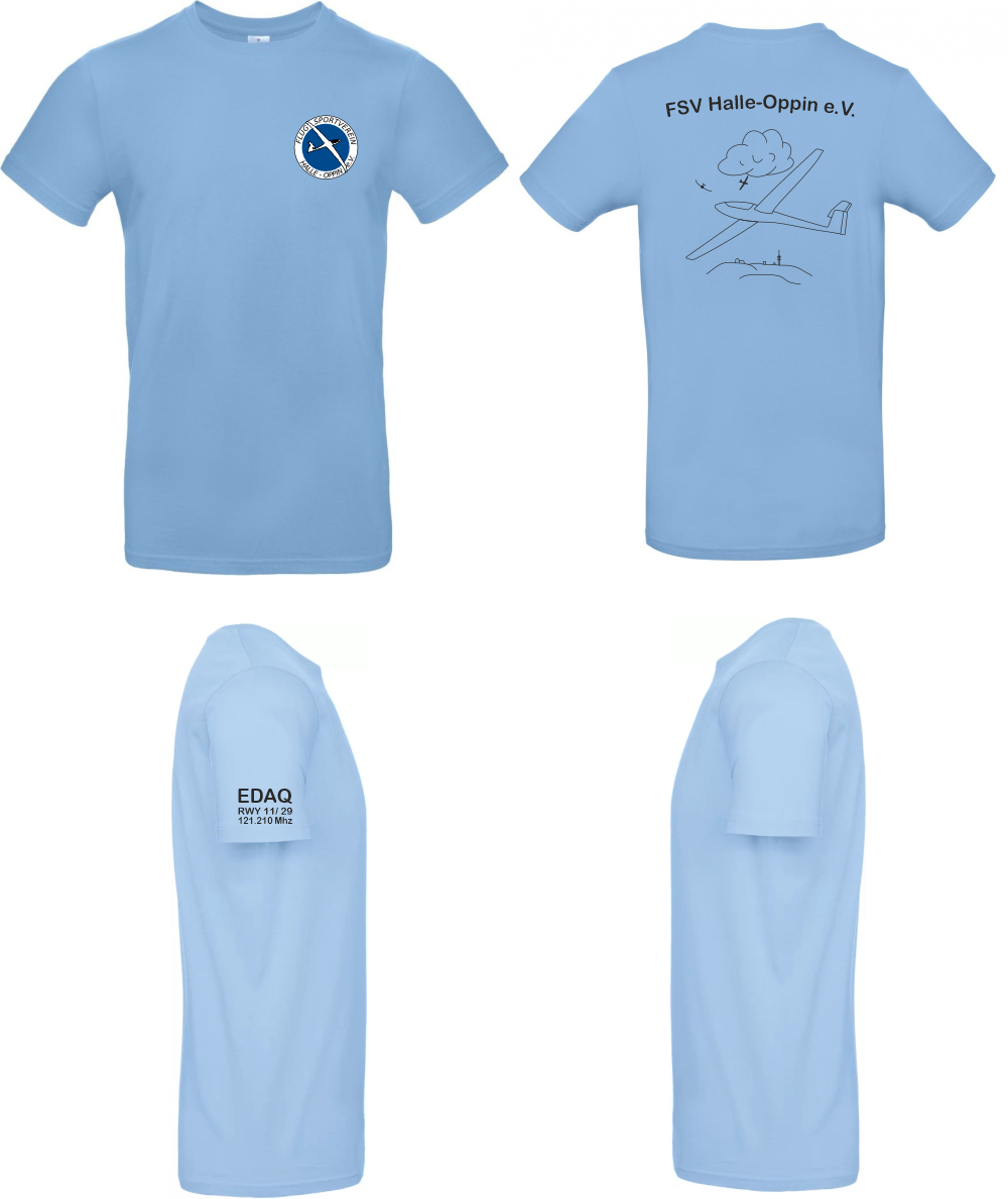 Herren/unisex T-Shirt FSV Halle-Oppin e.V.