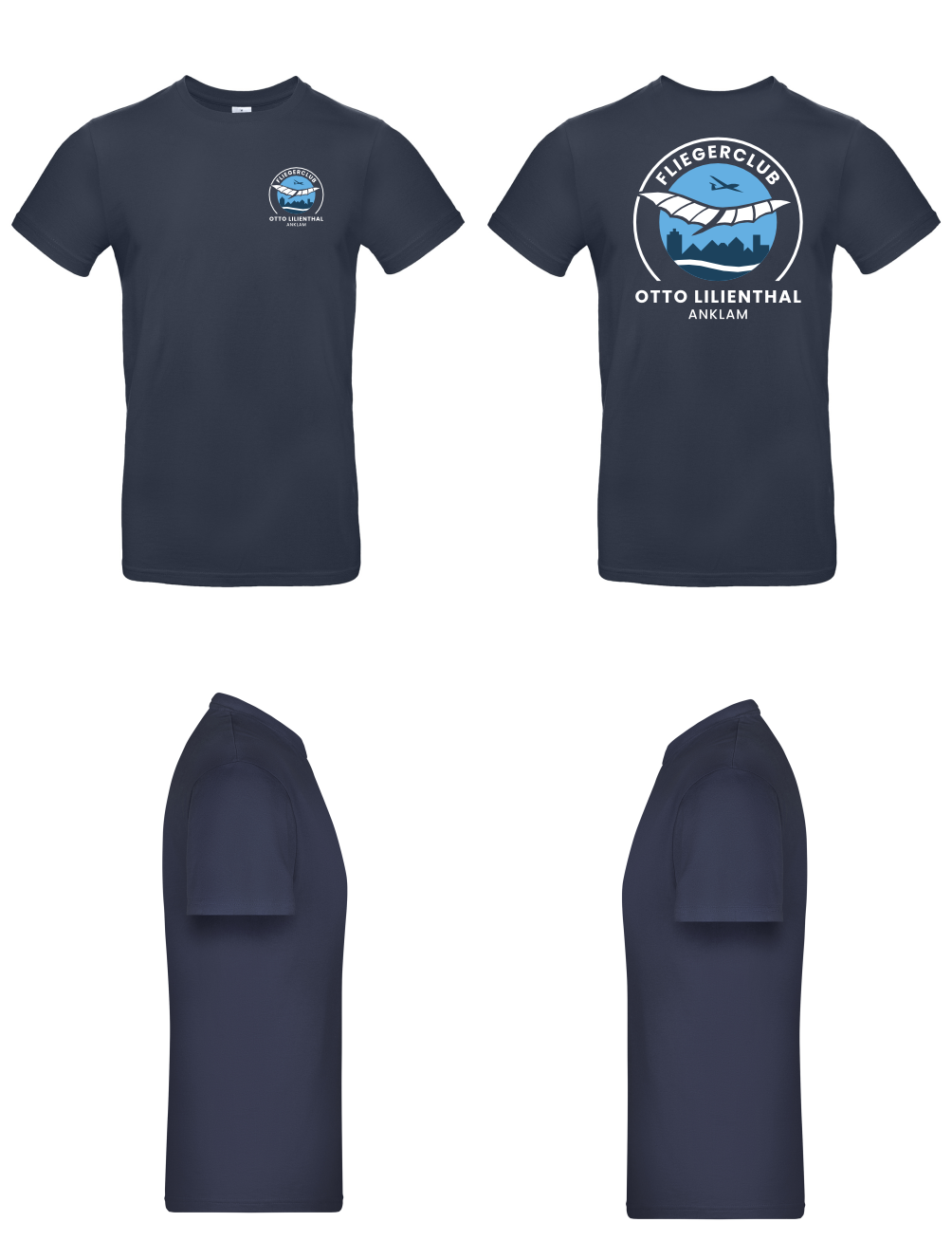 unisex T-Shirt Fliegerclub Anklam „Otto Lilienthal”