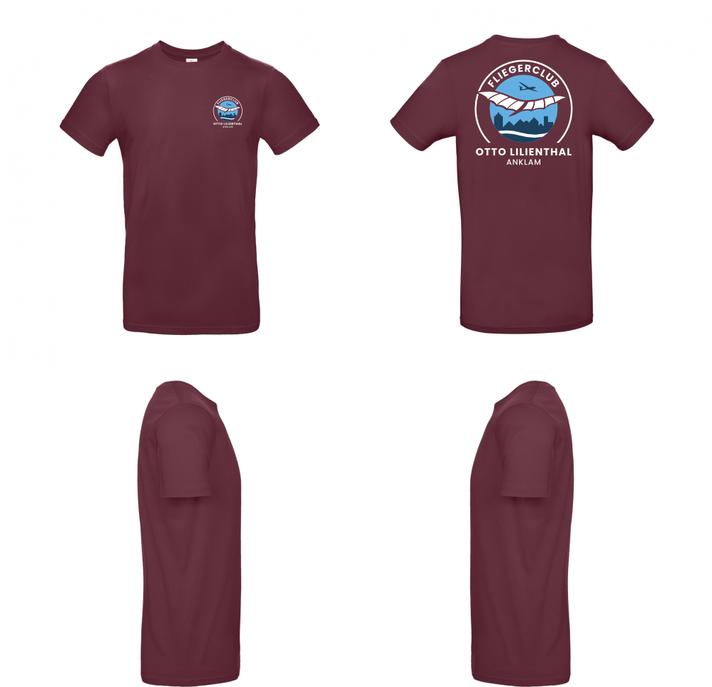 unisex T-Shirt Fliegerclub Anklam „Otto Lilienthal”