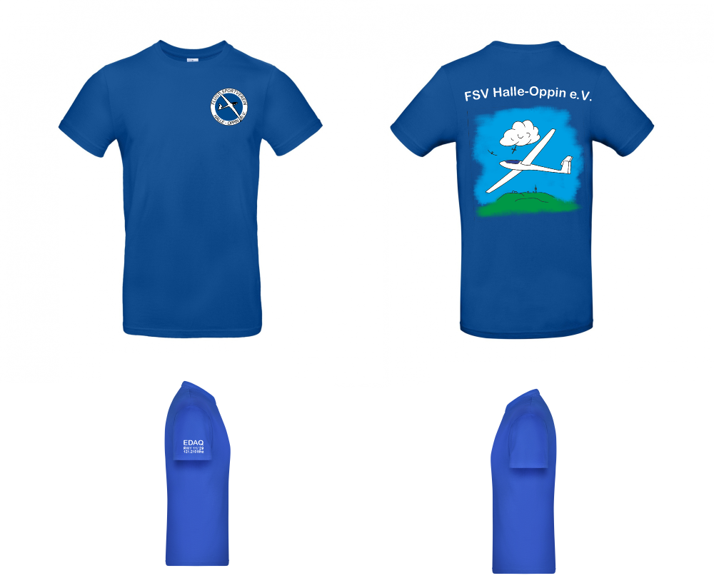 Herren/unisex T-Shirt FSV Halle-Oppin e.V.