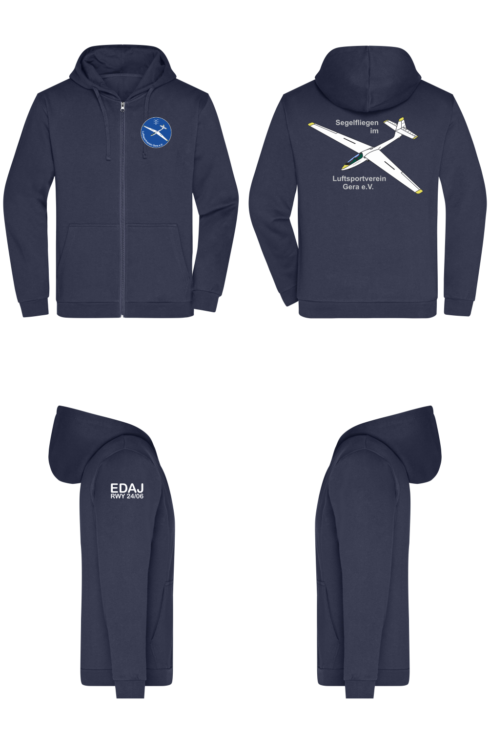 Herren ZIP-Hoodie LSV Gera